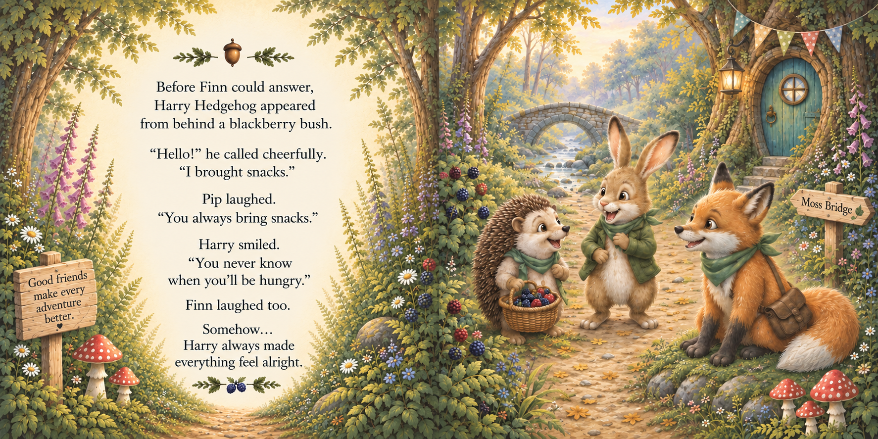 Finn in the final Bramblewood book artwork